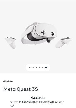 Meta Quest 3S VR set