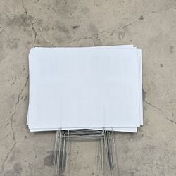 25pc YARD SIGN & STAKES 