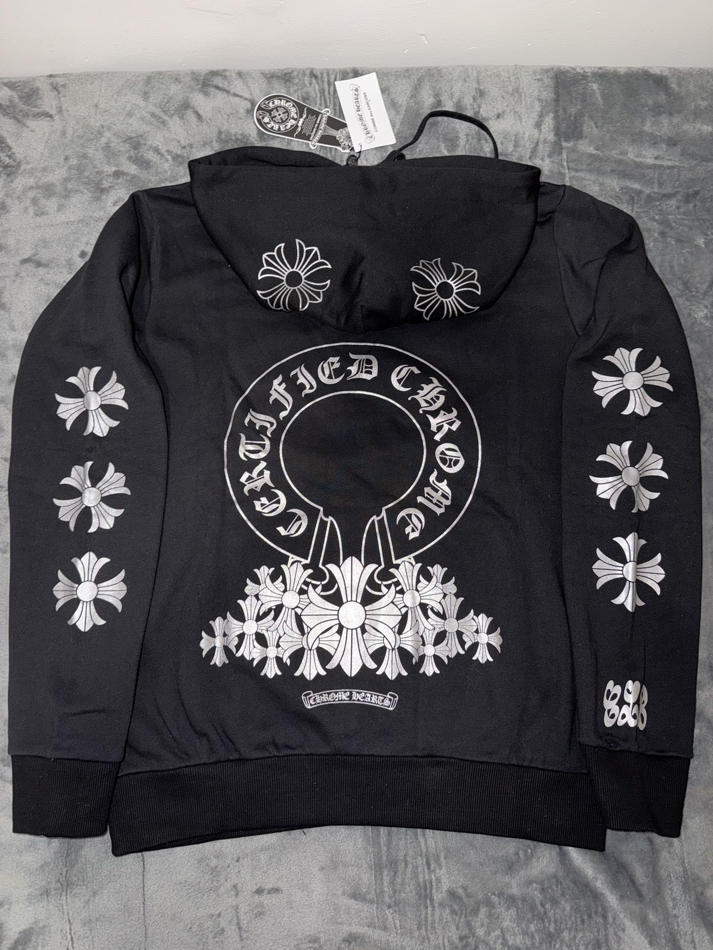 CHROME HEART HOODY BLACK NEW!