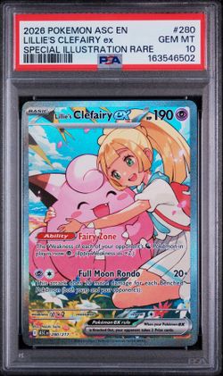Lillie's Clefairy ex PSA 10 Special Illustration Rare