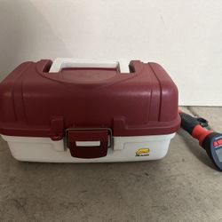 Vintage Plano Tackle Box & Digital Scale