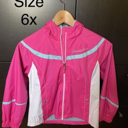 Kids Jacket Girls Size 6x Zipp Up 