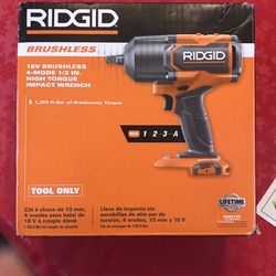 Ridgid 18v Impact Wrench 