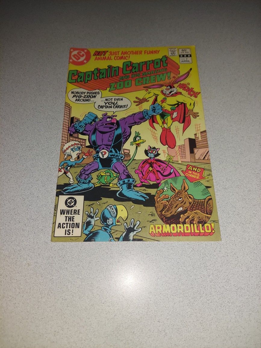 VINTAGE 1982 CAPTAIN CARROT AND HIS AMAZING ZOO CREW #2 COMIC