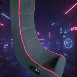 Black Gaming Chair with Red Trim