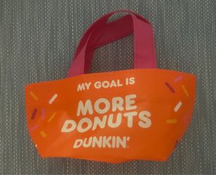 Dunkin mini tote bag