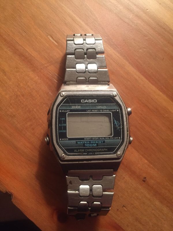 old casio watch