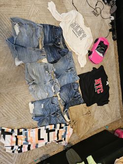 Jeans Shorts, One Dress & Couple Shirts
