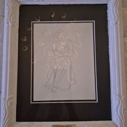 A "RODIN" 1936 Print  (Beautifully Framed)