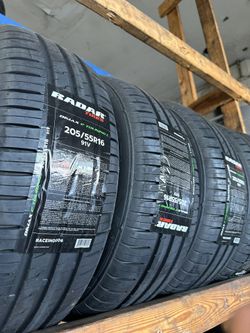 New Set Radar 205 55 16