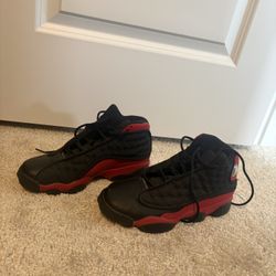 Jordan 13s red and black