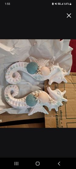Ceramic Seahorses new x2 new