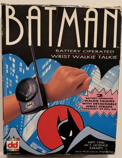Super Rare Batman The Animated Series Wrist Walkie Talkies