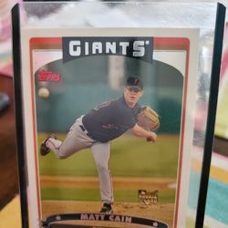 San Francisco Giants Matt Cain Baseball Cards Lot 