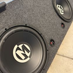 Car Audio (Memphis 12” Subwoofers 🔊)