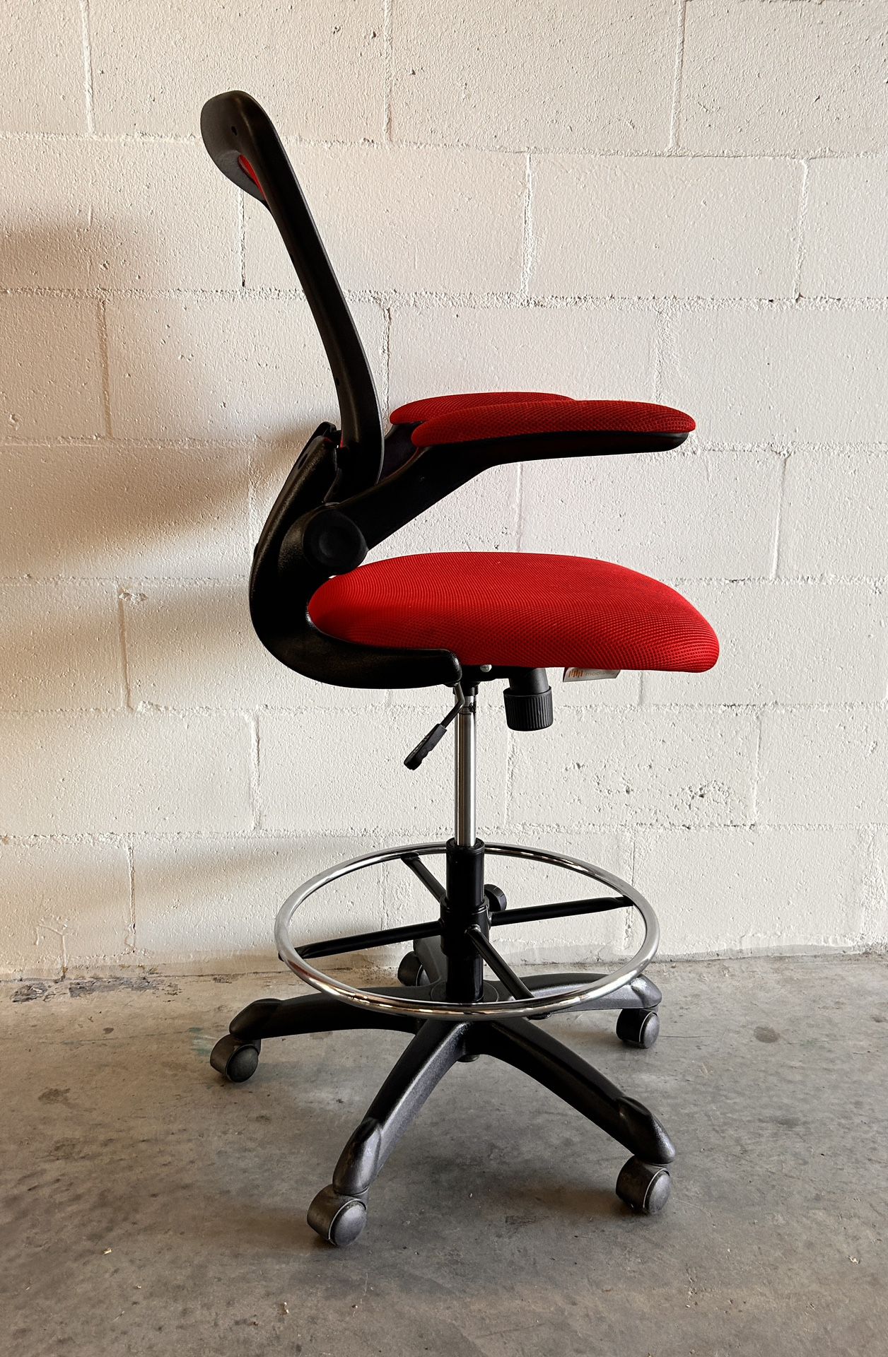 $60 for (1) Modway Drafting Stool in Red