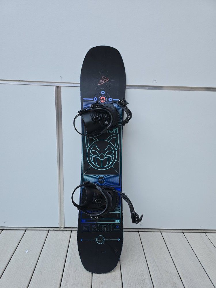 Salomon Snowboard Kids 110cm With Biding