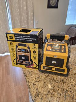 Brand New 3-in-1 CAT Power Station with Jump Starter and Tire Inflator
