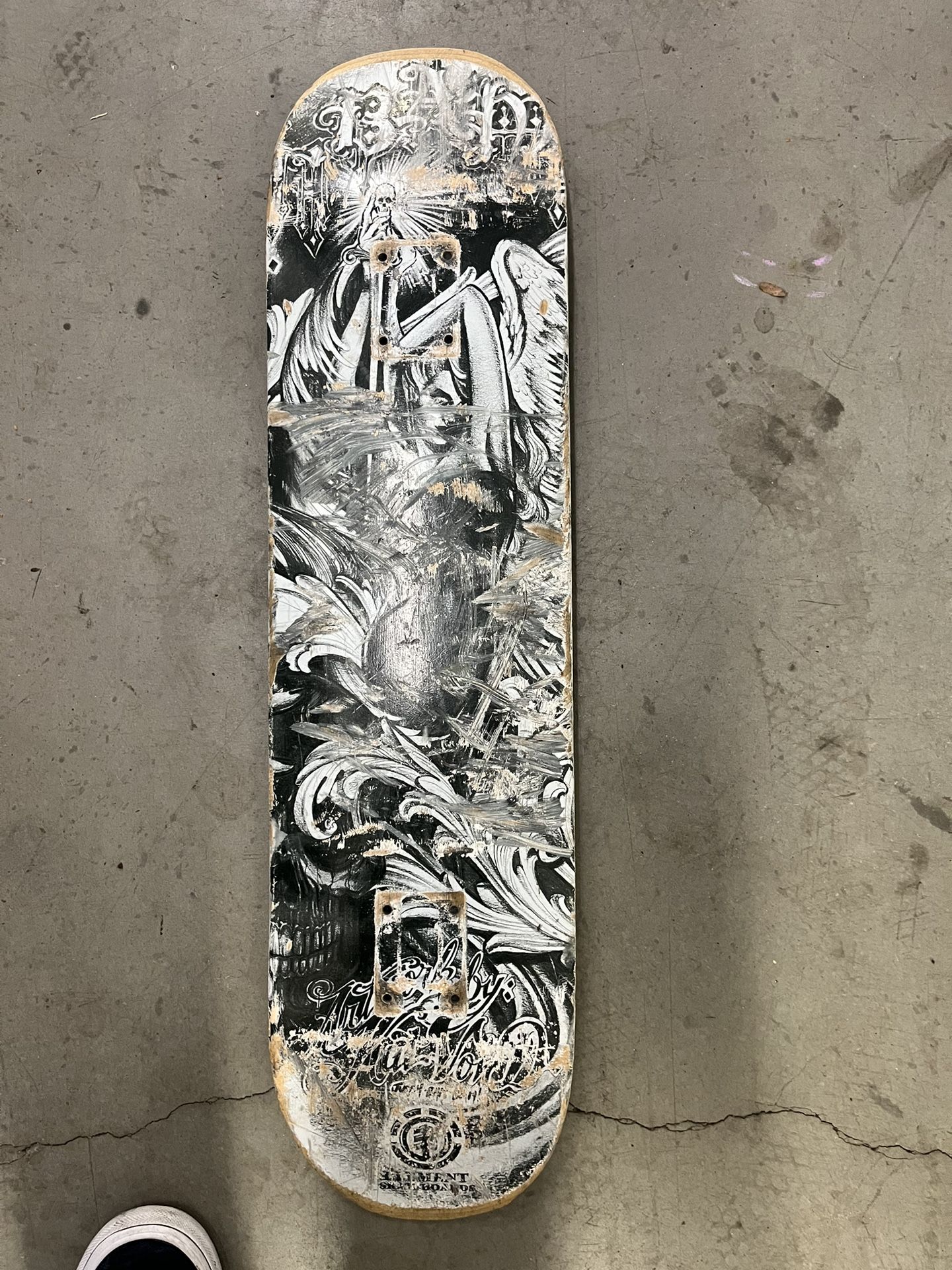 Vintage Bam Margera Skateboard Deck