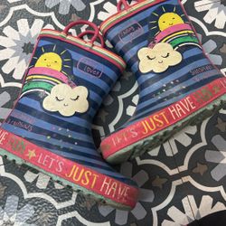 Size 10 Girls Rain Boots