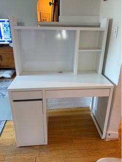 IKEA Micke desk with add on unit