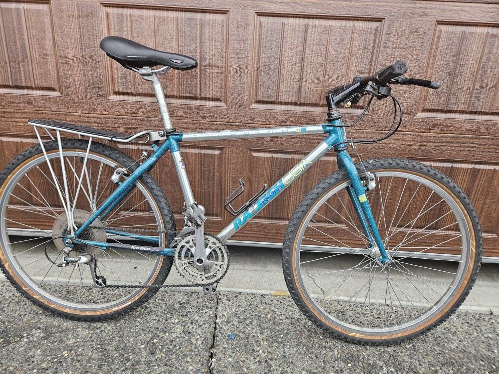 1990s Raleigh Technium Mountain Bike.