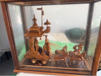 Wood Carving about Bhargava Geeta