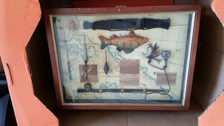 Nesting SHADOW BOXES 2 Sizes...all with Marine and Fishing theme.