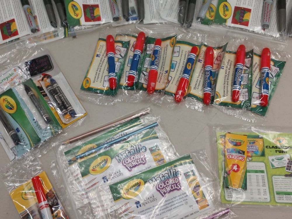 Large Box Of Brand New Crayola KIDS Markers & ETC