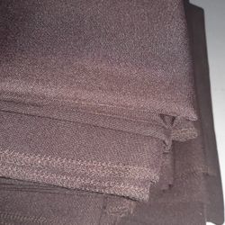 59" x 59" Square Brown Overlay Tablecloth Lot of 12  ~ ranjacuj