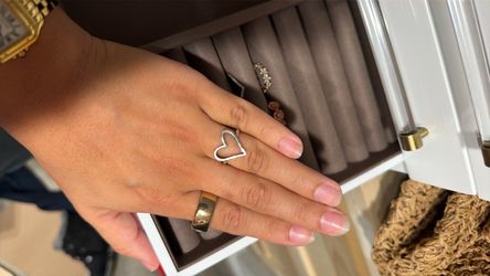 Silver Open Heart Ring James Avery
