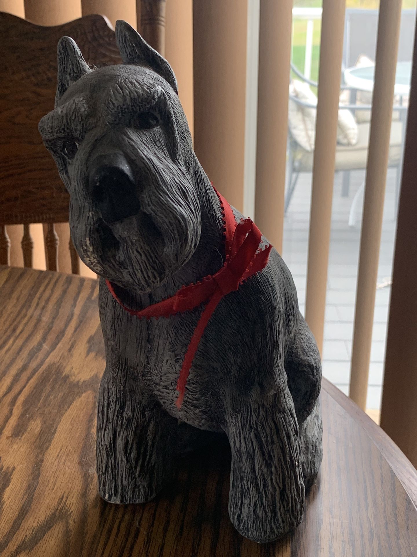 Miniature Schnauzer Statue - So Cute 🥰