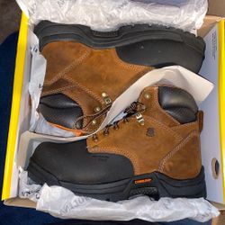 Carolina Men’s 6” Internal Met Guard Composite Toe Work Boot Size 8.5