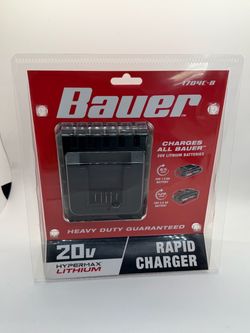 Bauer 20V Hypermax Lithium Rapid Charger
