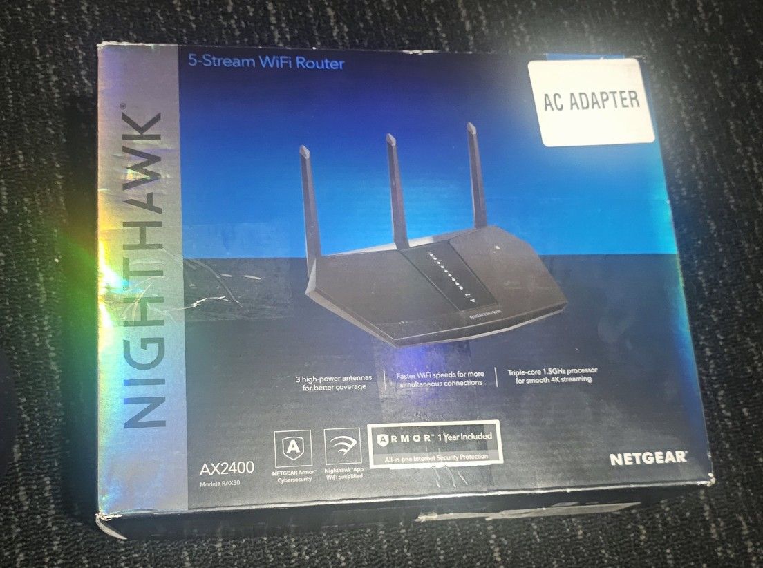 Nighthawk wifi 6 router 2.4Gbps