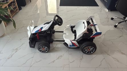BMW Motorsport–licensed kids electric drift go-kart.