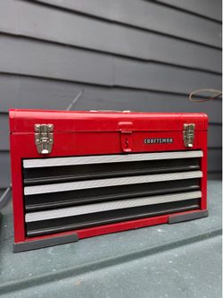 Vintage Craftsman 3-Drawer Portable Tool Chest