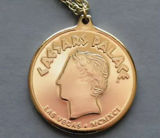 Caesars Palace Souvenir Medallion.
