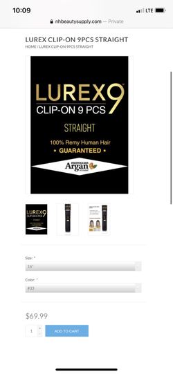 Lurex9 100% Remy Human Hair