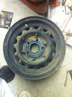 Chevy artillery wheel 15 inch