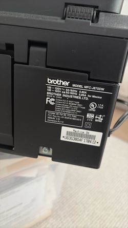 Brother MFC-J870DW inkjet all-in-one printer.