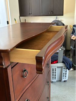 Solid wood dresser