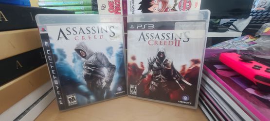 Playstation 3 game assassin's creed 1 a d 2
