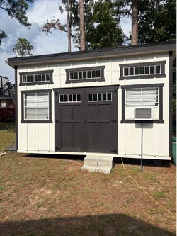 ✨ FULLY RENOVATED 10x16 SHED WITH ELECTRICITY, A/C & FINISHED INTERIOR ✨Buyer Must Move