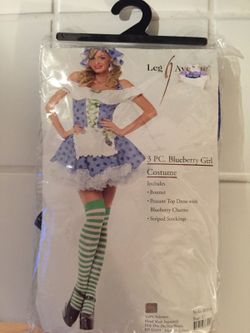 New Sexy Blueberry Girl Costume