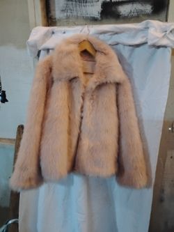 Pink Fur Coat