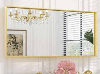 48x24 Gold Mirror