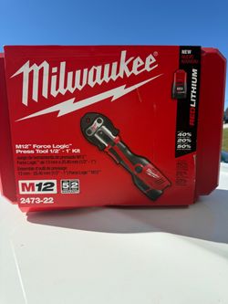 Milwaukee M12 Force Logic Press Tool Kit – $1000