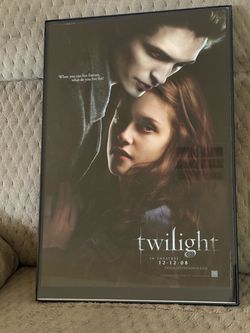 Twilight 11x17 movie poster! Framed
