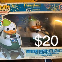 Disney Donald Duck Matterhorn 65th Disneyland Anniversary 